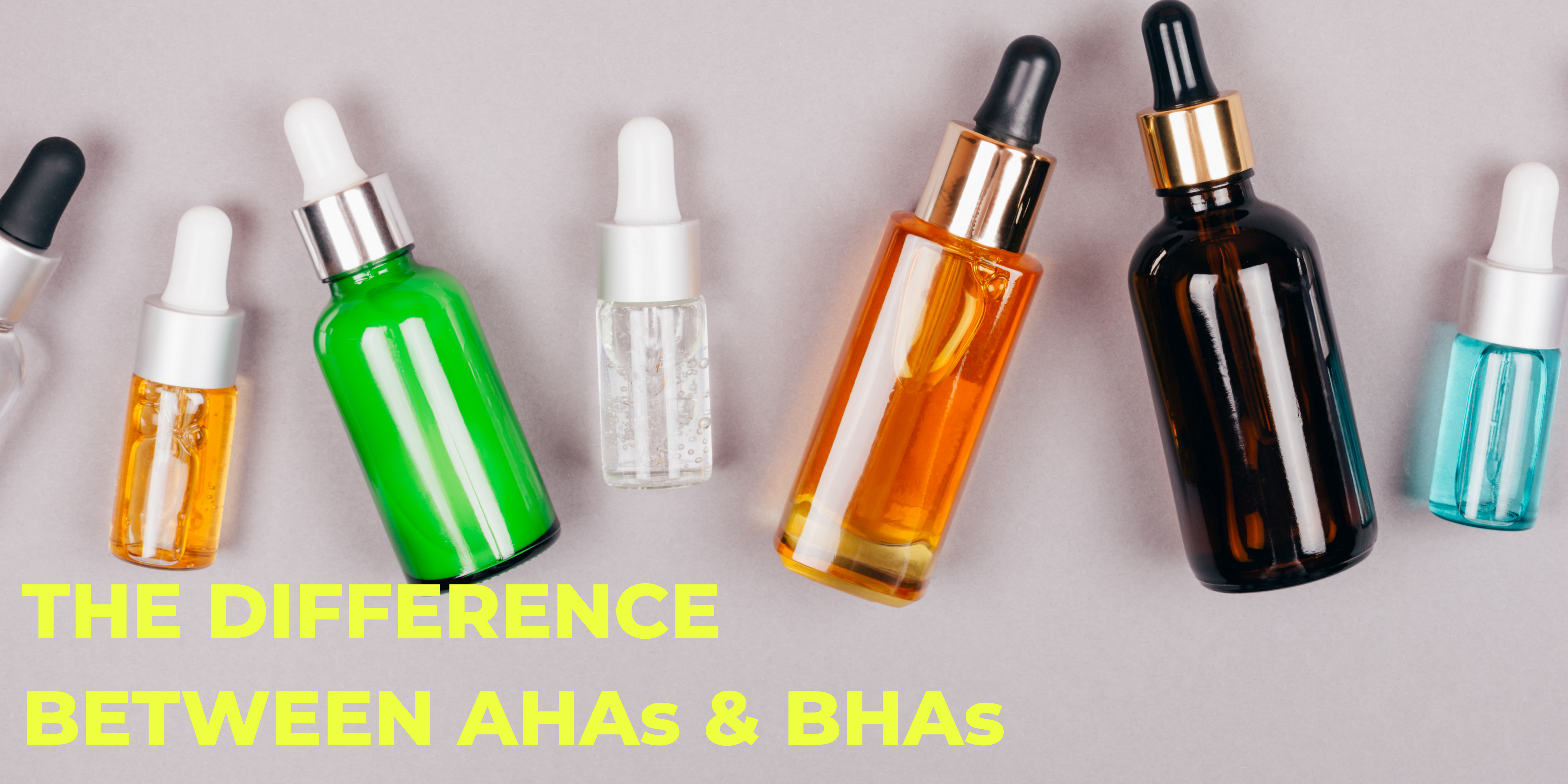The difference between AHAs and BHAs