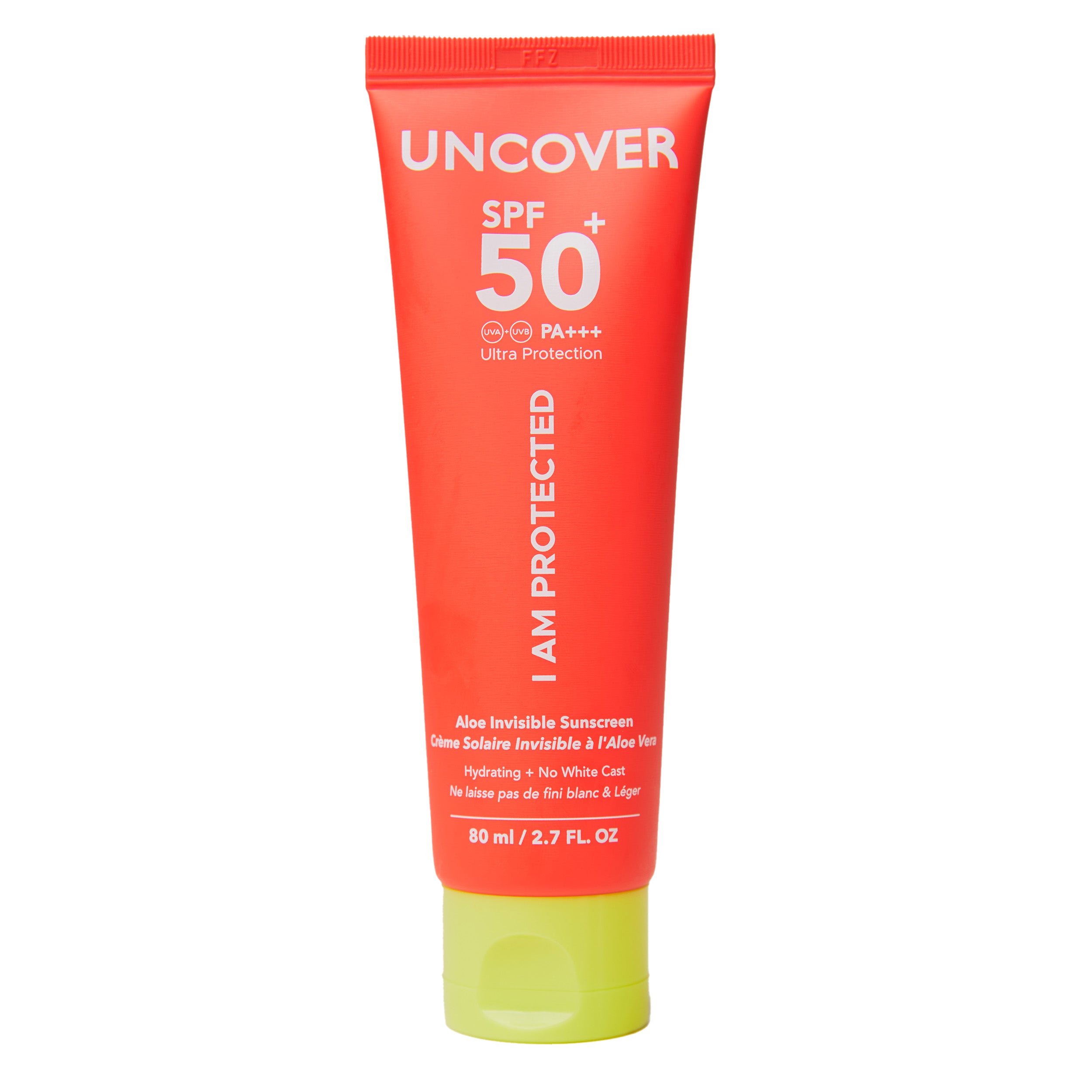 Aloe Invisible Sunscreen - 80ml - Uncoverskincare
