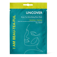 I am Beautiful Green Tea Detoxifying Sheet Mask - Uncoverskincare
