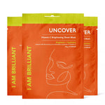 I am Briliant Vitamin C Sheet Mask (3pcs) - Uncoverskincare